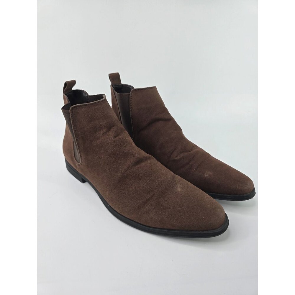 Asos Dress Men Brown Suede Boots size 10.5
